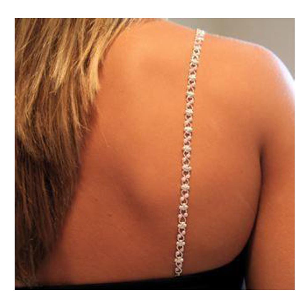 Strappys Pearls Twirl Decorative Bra StrapsBra StrapsStraps for Bras